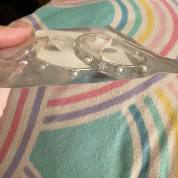Tory Burch  Silver w/Pearls - Picture 2 of 2